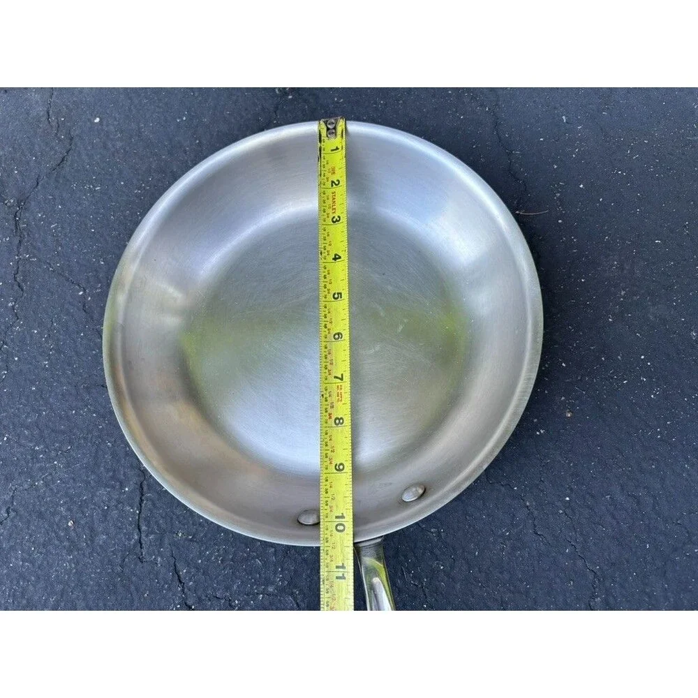 All-Clad USA Metalcrafters 10 inch Stainless Steel Fry Pan Skillet Made In USA